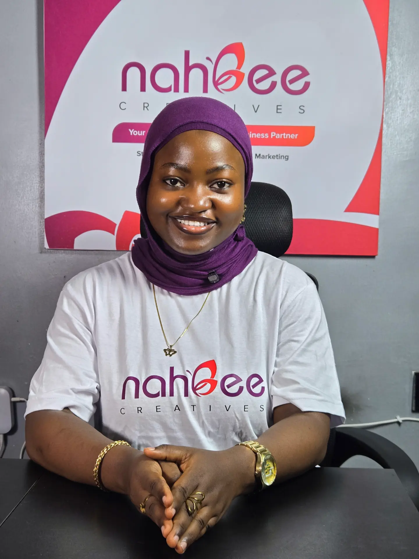 Maryam, Founder of Nahbee Creatives