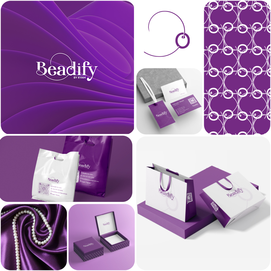 Beadify by Ryam brand identity